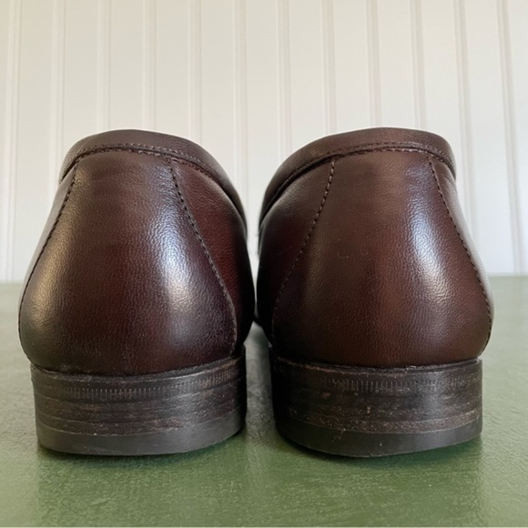 Gucci Unisex Classic Tasseled Loafers in Brown Smooth Leather - Picture 8 of 11